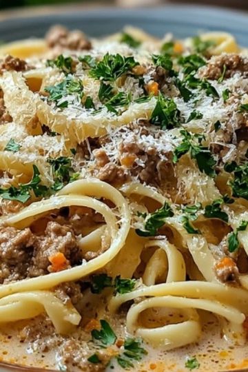 White Bolognese Pasta