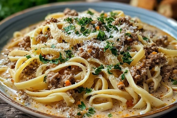 White Bolognese Pasta