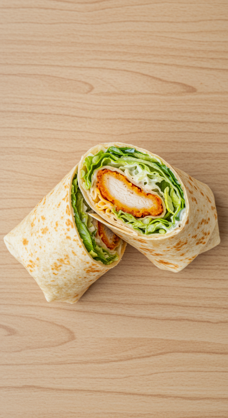 Crispy Chicken Ranch Snack Wrap