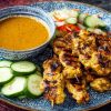Chicken Satay with Easy Thai Peanut Sauce