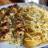 Creamy Garlic Parmesan Chicken with Cheesy Spaghetti