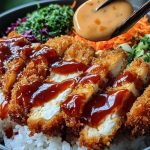 Japanese Katsu Bowls with Tonkatsu Sauce