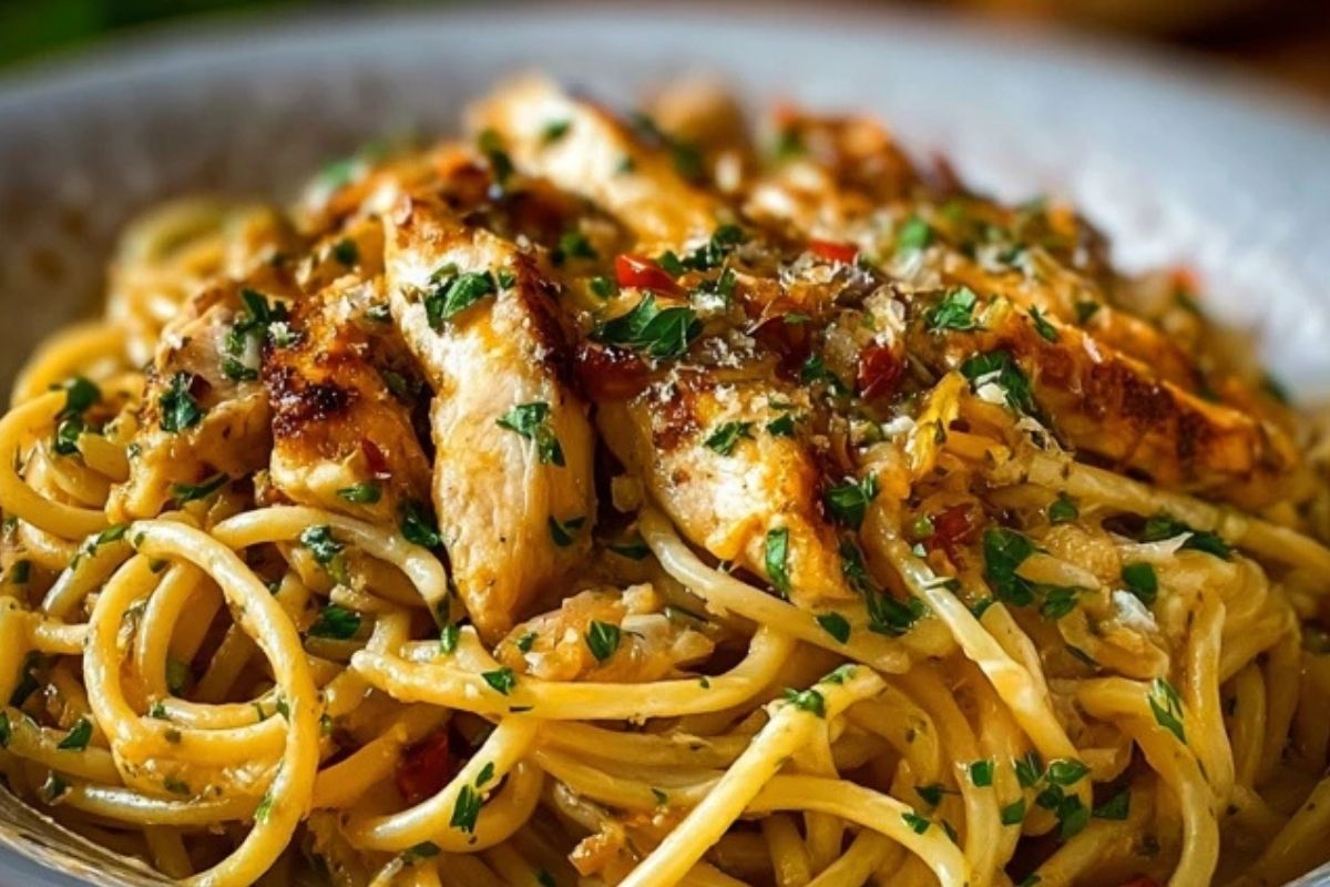 Monterey Chicken Spaghetti