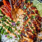 Sweet Chili Chicken Bowl with Coconut Lime Drizzle