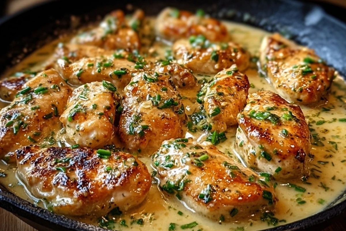 Texas Roadhouse-Style Garlic Butter Chicken Skillet