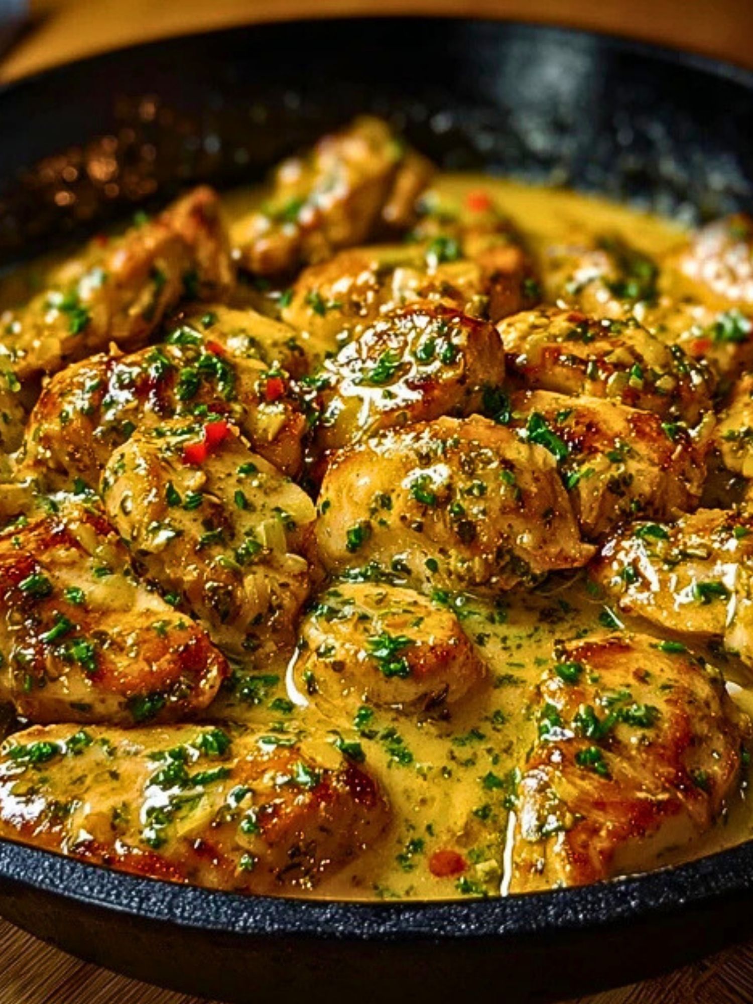 Texas Roadhouse-Style Garlic Butter Chicken Skillet