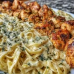 Cajun Garlic Butter Linguine with Tender Beef Strips 1
