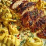 Cajun Garlic Chicken Tortellini in Three-Cheese Cream 1