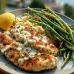 Coconut-Lemon Chicken Alfredo with Chili Feta Cream & Crispy Parmesan Green Beans 1