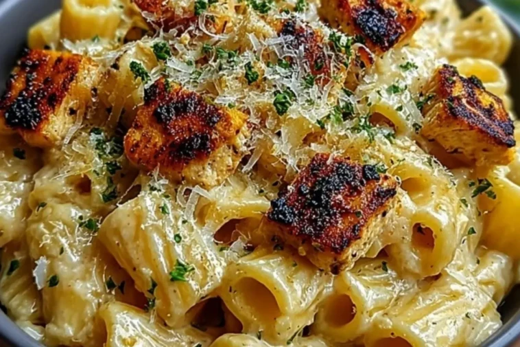 Creamy Garlic Butter Chicken Rigatoni Recipe 1