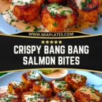 Crispy Bang Bang Salmon Bites Pin