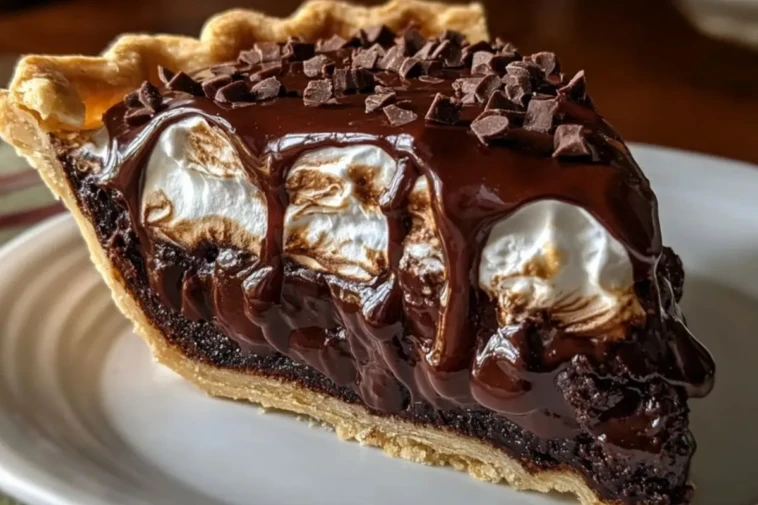 Decadent Hot Fudge Pie 1