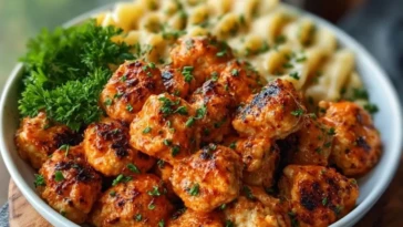 Easy Buffalo Garlic Chicken Bites Recipe 1