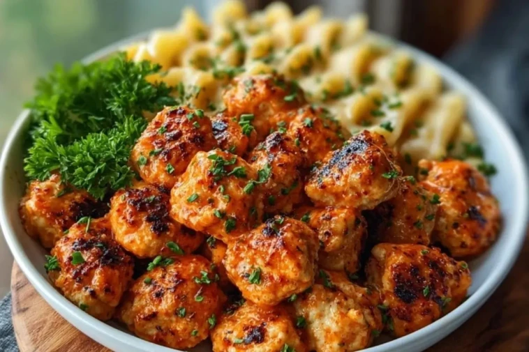 Easy Buffalo Garlic Chicken Bites Recipe 1