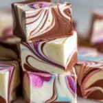 Easy Marshmallow Swirl Fudge 1
