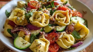 Garden Tortellini Pasta Salad 1