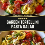 Garden Tortellini Pasta Salad Pin
