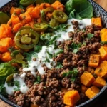Ground Beef Sweet Potato Power Bowl 1