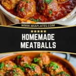 Homemade Meatballs Pin