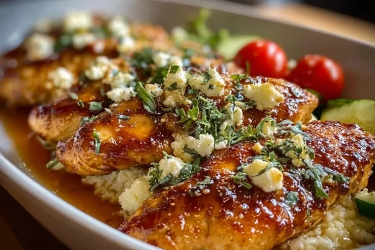 Hot Honey Infused Feta Chicken 1