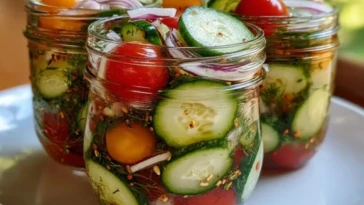 Marinated Cucumbers, Onions, and Tomatoes 2