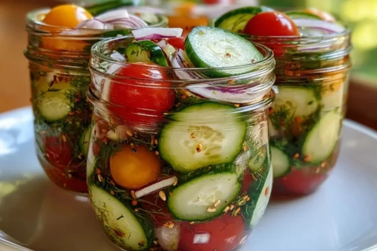 Marinated Cucumbers, Onions, and Tomatoes 2