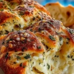 Swirled Garlic Herb And Cheese Bread 1