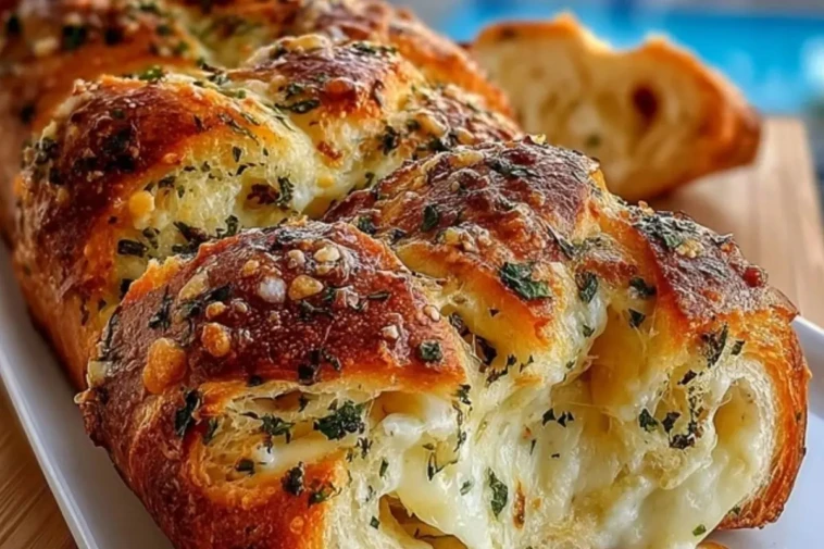 Swirled Garlic Herb And Cheese Bread 1