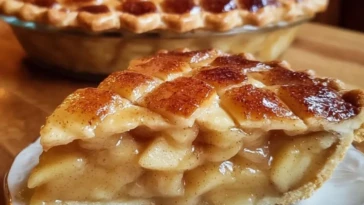 Apple Pie with a Unique Crust