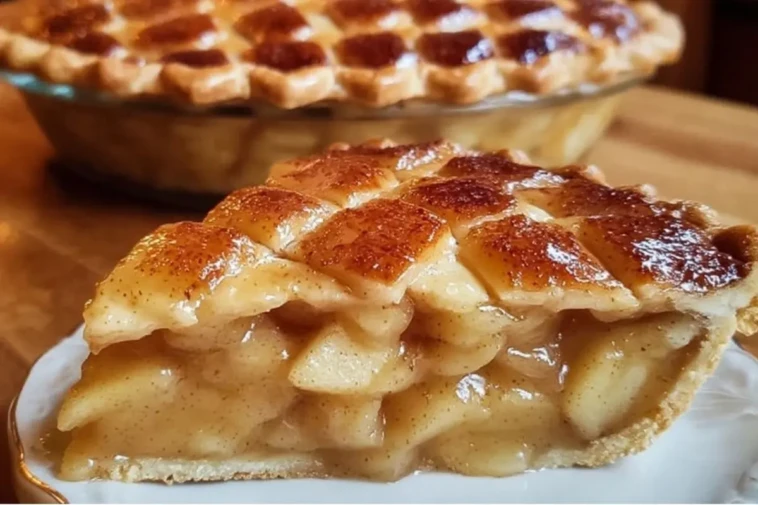 Apple Pie with a Unique Crust