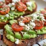 Avocado Toast with Feta & Cherry Tomatoes