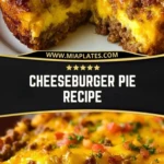 Cheeseburger Pie Recipe Pin 1