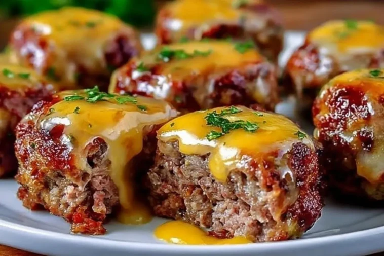 Cheesy Stuffed Meatloaf Bites Recipe 1