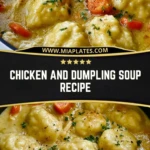 Chicken and Dumpling Soup Recipe Pin 1