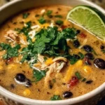 Chicken Poblano & Black Bean Soup 1