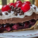 Chocolate Cherry Cream Pie 1