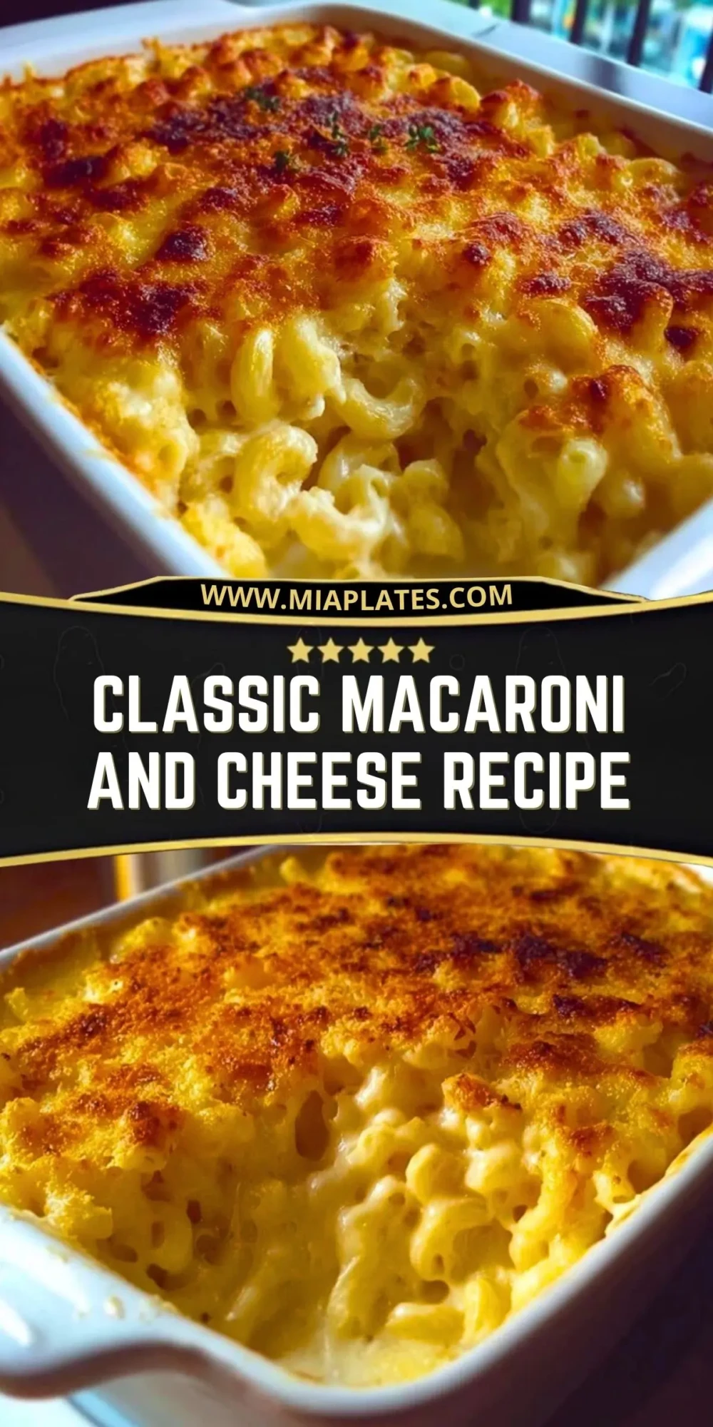 Classic Macaroni and Cheese Recipe Pin 1