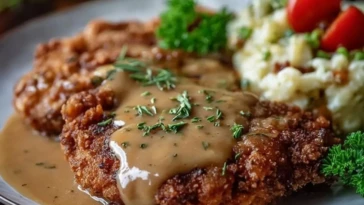 Country Fried Steak with Creamy Homemade Gravy 1