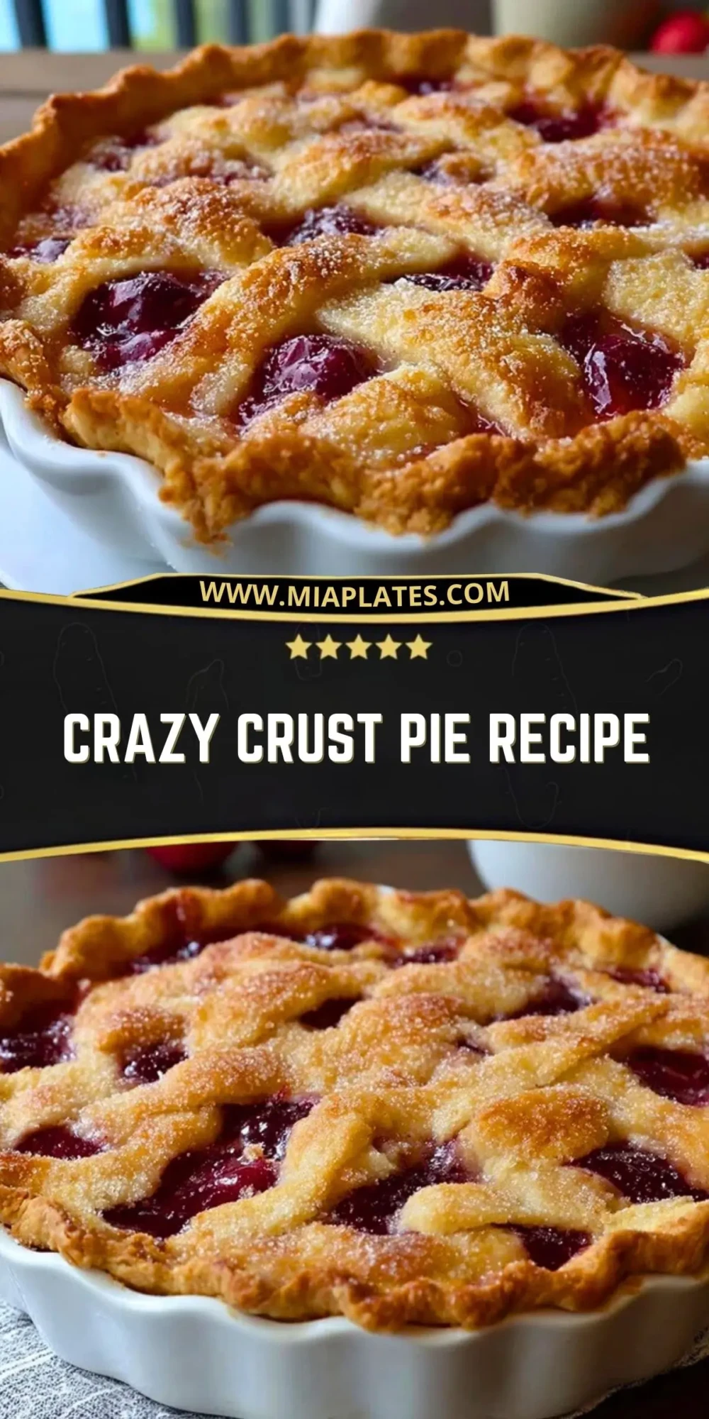 Crazy Crust Pie Recipe Pin 1