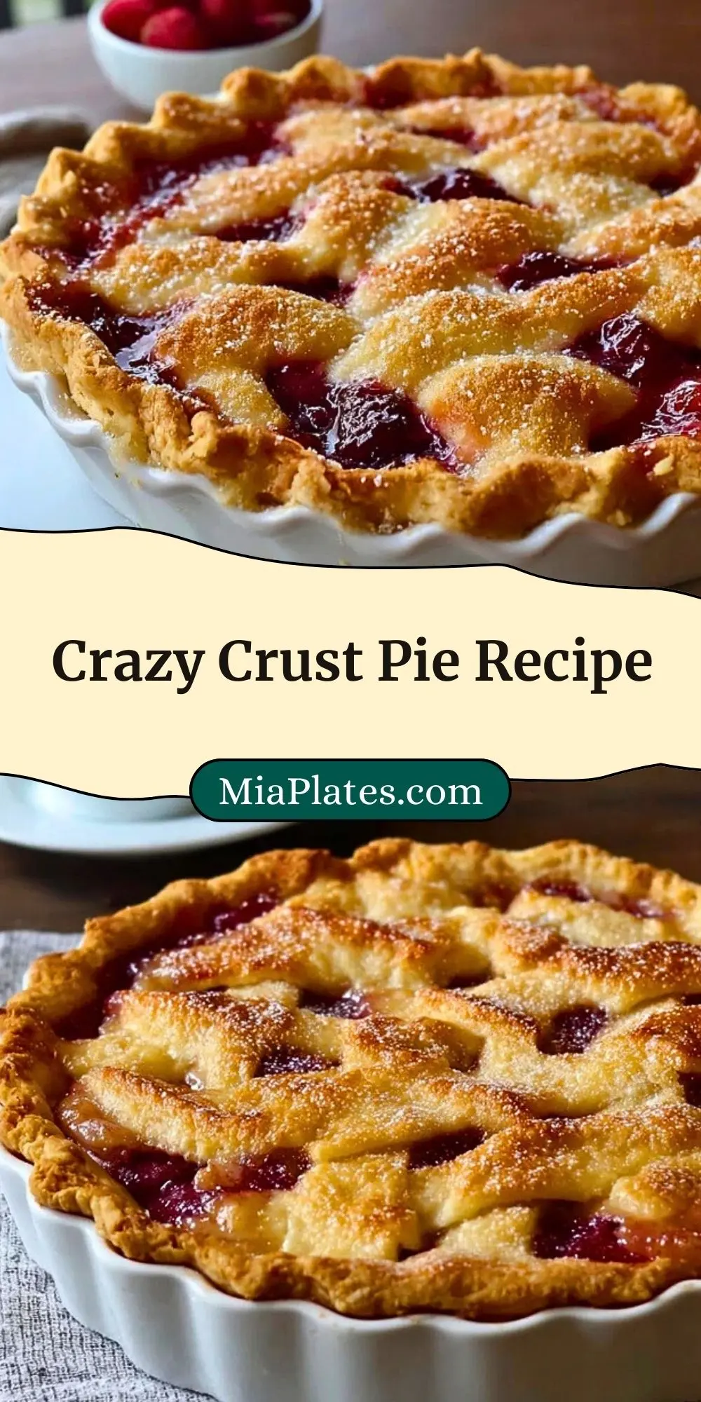 Crazy Crust Pie Recipe Pin 2