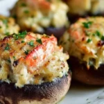 Creamy Crab Stuffed Mushrooms Recipe