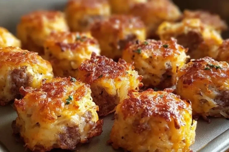 Crispy Hashbrown and Sausage Bites Recipe 1