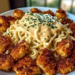 Crispy Parmesan Chicken Bites with Smoked Cajun Alfredo Recipe 1