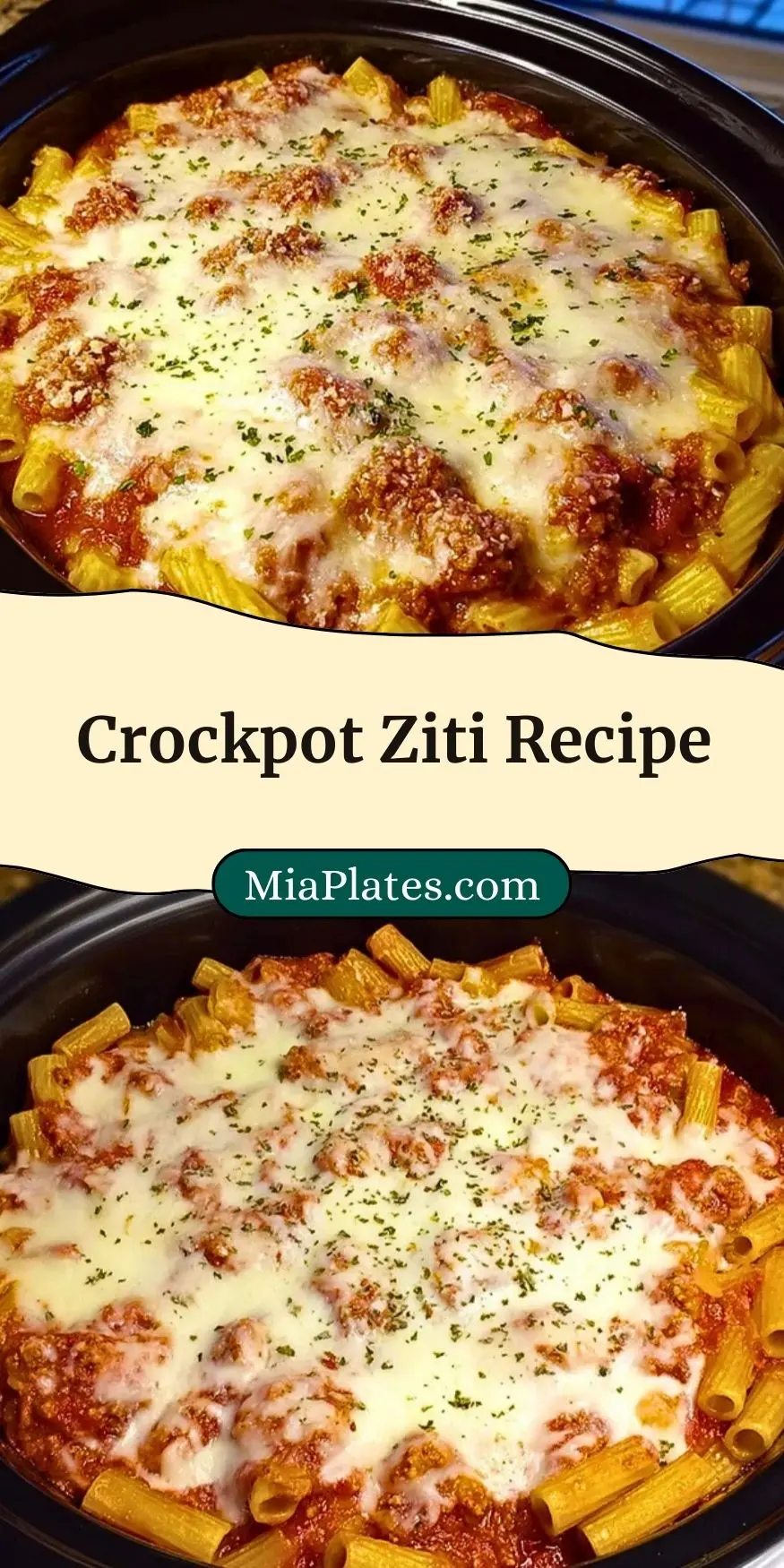 Crockpot Ziti Recipe Pin 2