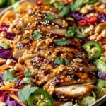 Crunchy Asian Sesame Chicken Salad