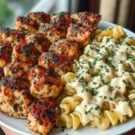 Easy Tuscan Garlic Chicken Bites Recipe 1