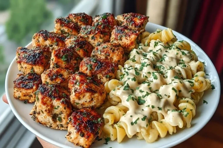 Easy Tuscan Garlic Chicken Bites Recipe 1