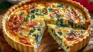 Elegant Ricotta and Spinach Quiche