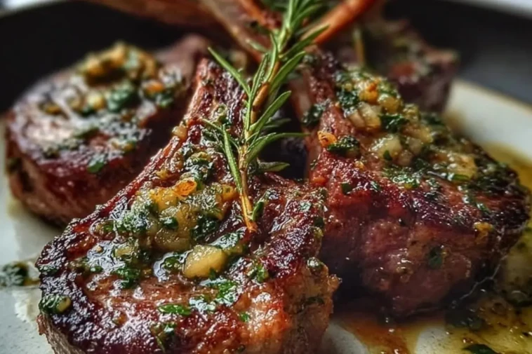 Garlic Butter Lamb Chops 1
