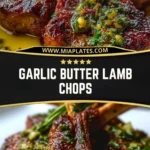 Garlic Butter Lamb Chops Pin 1